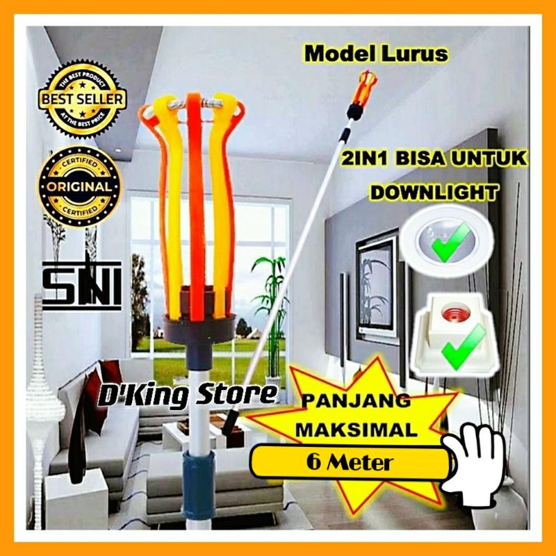 Jual Tongkat Lampu Meter Stick Lampu Pasang Ganti Stik Lampu Model