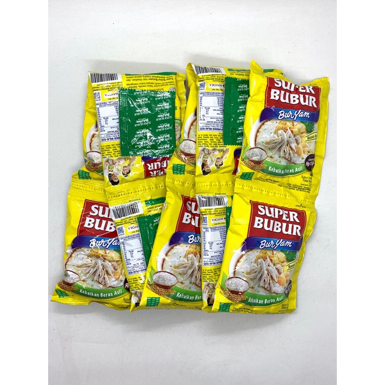 

BUBUR INSTANT SUPER BUBUR RENTENG (ISI 10 X 22 GRAM)
