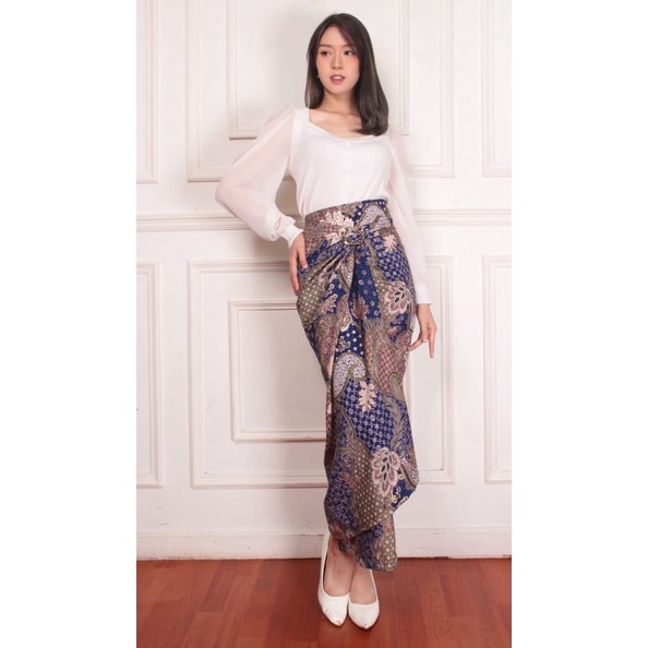 rok lilit batik / bawahan kebaya modern / rok  wisuda