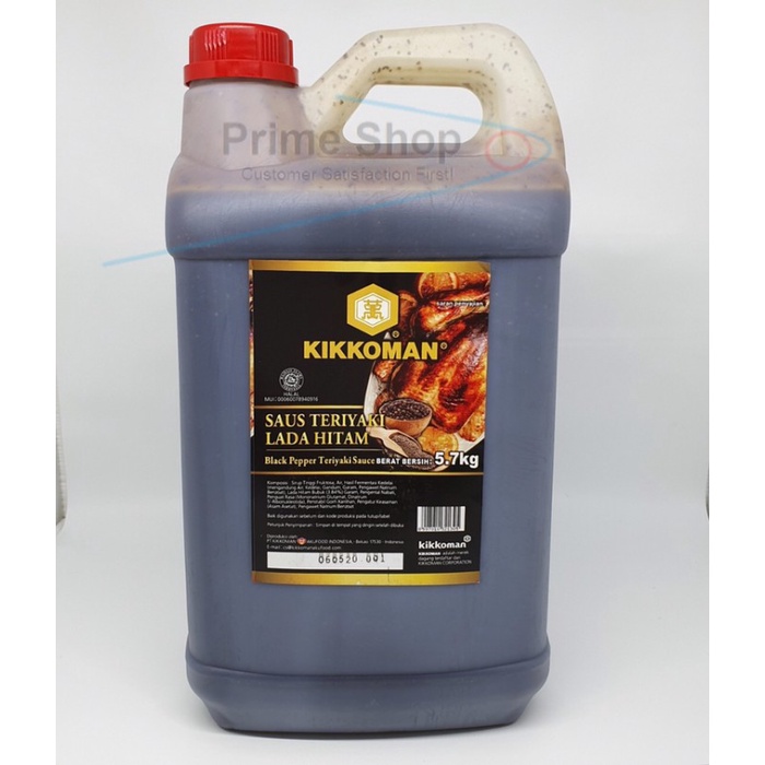 

KIKKOMAN BLACK PEPPER TERIYAKI SAUCE - SAOS TERIYAKI LADA HITAM 5.7 KG