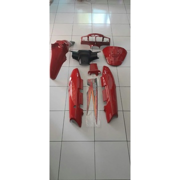 COVER BODI SET SUZUKI SHOGUN KEBO/TORNADO WARNA MERAH