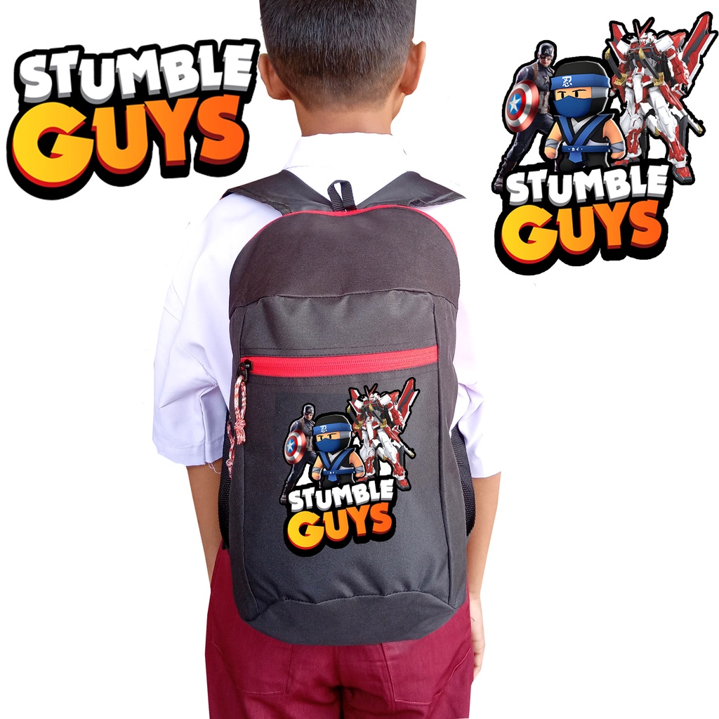 ( Terlaris ) Tas anak stumble guys Roblok free fire Tas ransel anak laki laki tas sekolah anak laki laki tas anak cowo cowok tas anak karakter / tas anak laki laki / tas ransel anak sd