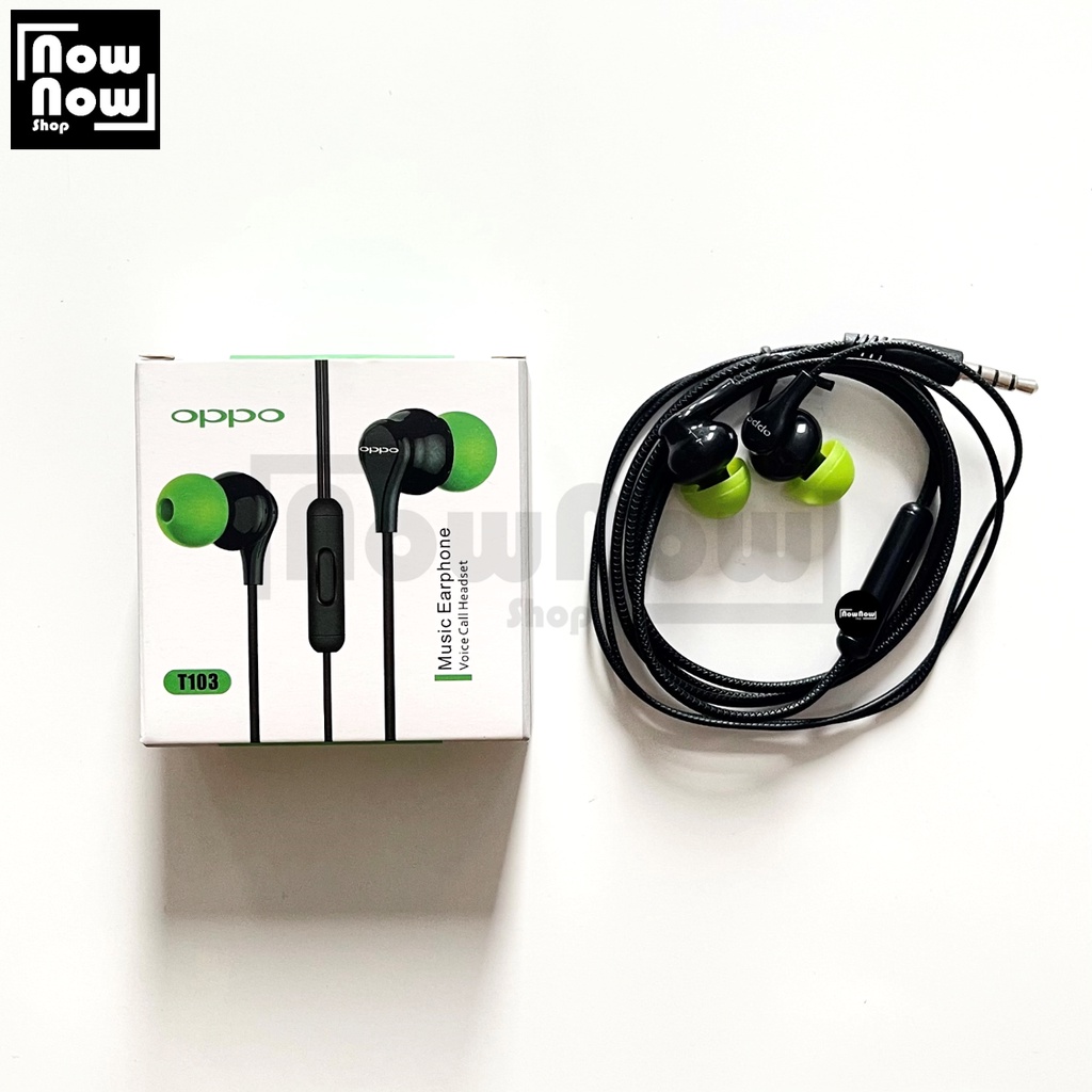 Headset Earphone Handsfree HF Oppo S-30 T103 Find 3 7 9 F1S F3 F5 F9 R1X R1 R5 R9 R7S R7 A31 A39 A57