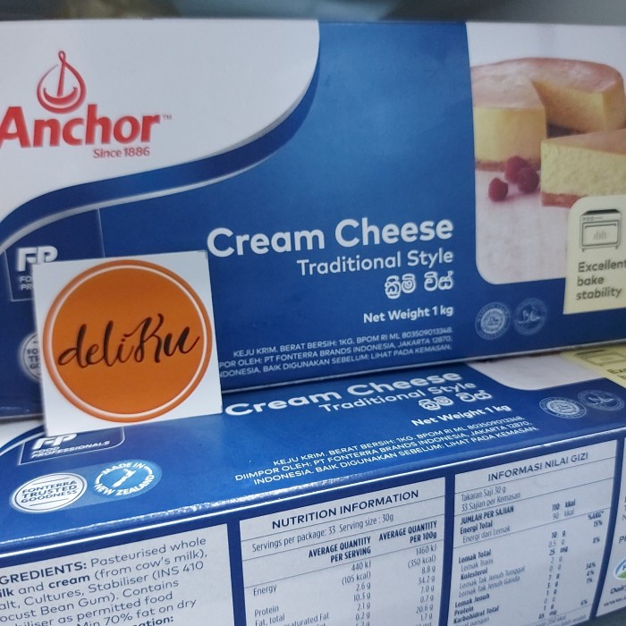 

T0P CREAM CHEESE ANCHOR 1 KG NICE