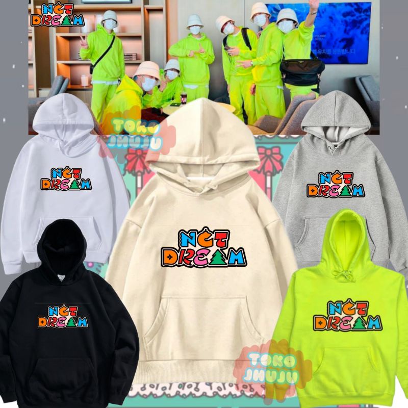 Hoodie Jumper NCT Dream Logo Multi Colour BESAR