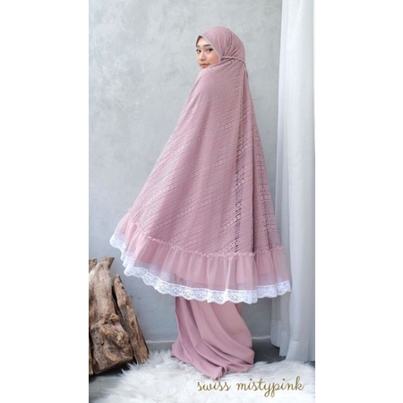 Mukena Swiss mewah Mukena Dalanova mukena lebaran Cantik