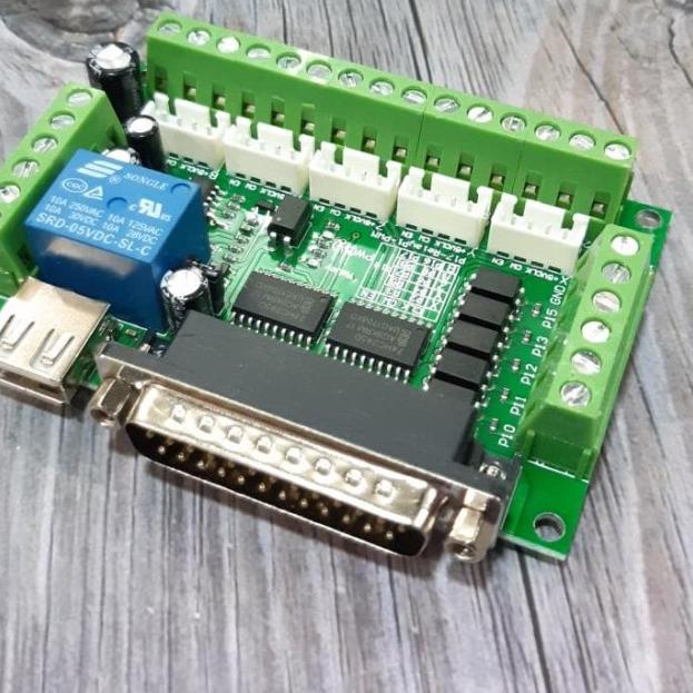 New 5 Axis CNC Controller Board Mach3 Interface USB LPT 12v-24v
