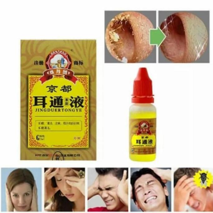 BISA COD Obat Tetes telinga Herbal Cina Untuk Tuli Otitis Tinnitus /OBAT TELINGA BERDENGUNG/OBAT TEL