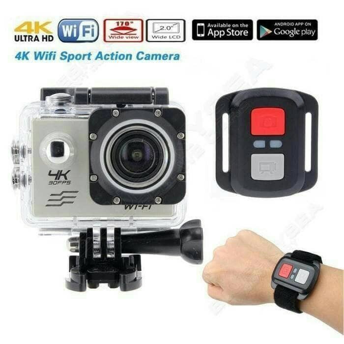 KOGAN WIFI SPORT CAMERA 4K LCD PLUS REMOTE CONTROLLER WATERPROOF