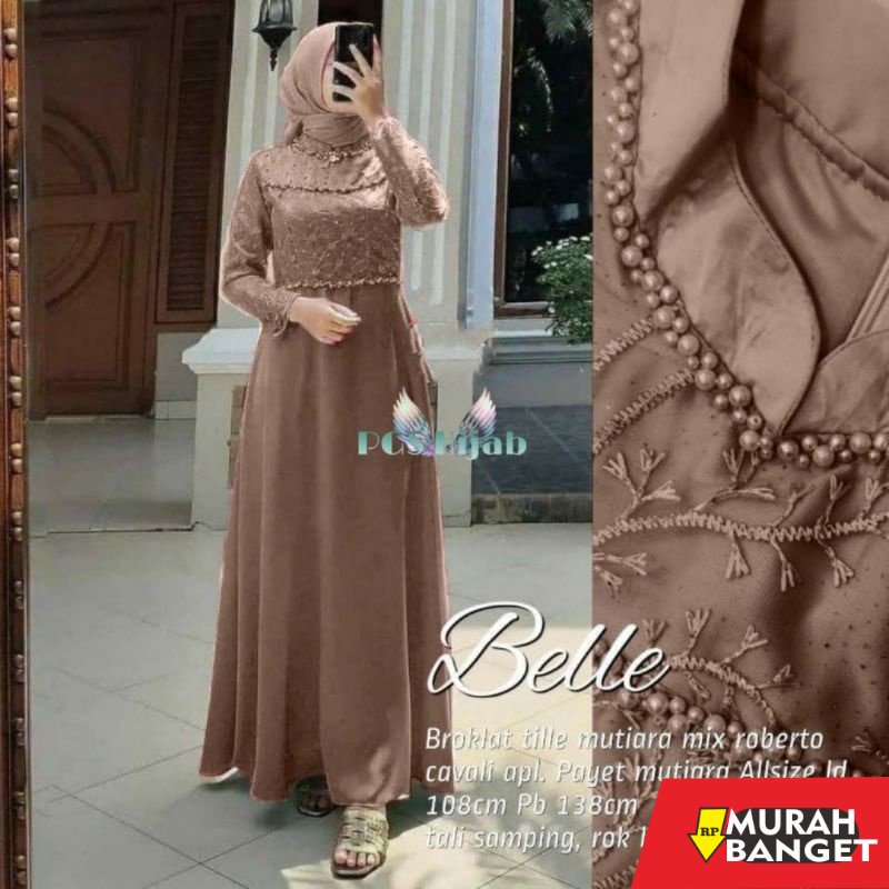 model gamis kombinasi polos terbaru 2022 HELEN MAXY SONIA DRESS SIZE STANDAR DAN JUMBO MUTIARA MAXY 