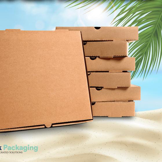 

Kardus Kotak Pizza 25 x 25 x 4 Kraft Cokelat Karton Kemasan Box pitsa