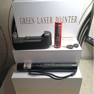 GREEN LASER POINTER MX-303 CAHAYA HIJAU JARAK 16 KM