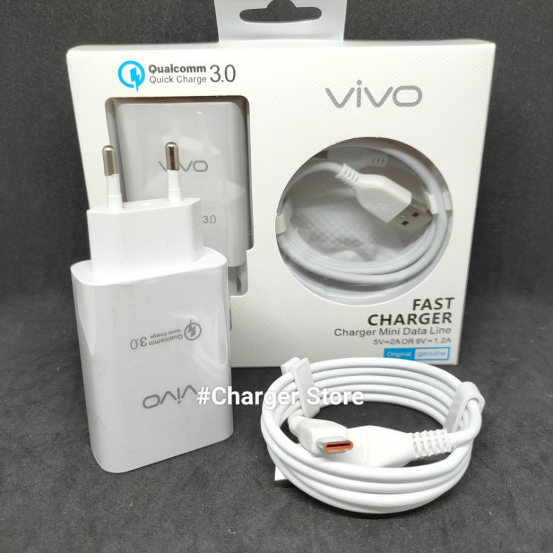 Charger Vivo Y30 Y30i Y50 Y21S X30 X50 X30 Pro X50 Pro Fast Charging ORIGINAL Type C