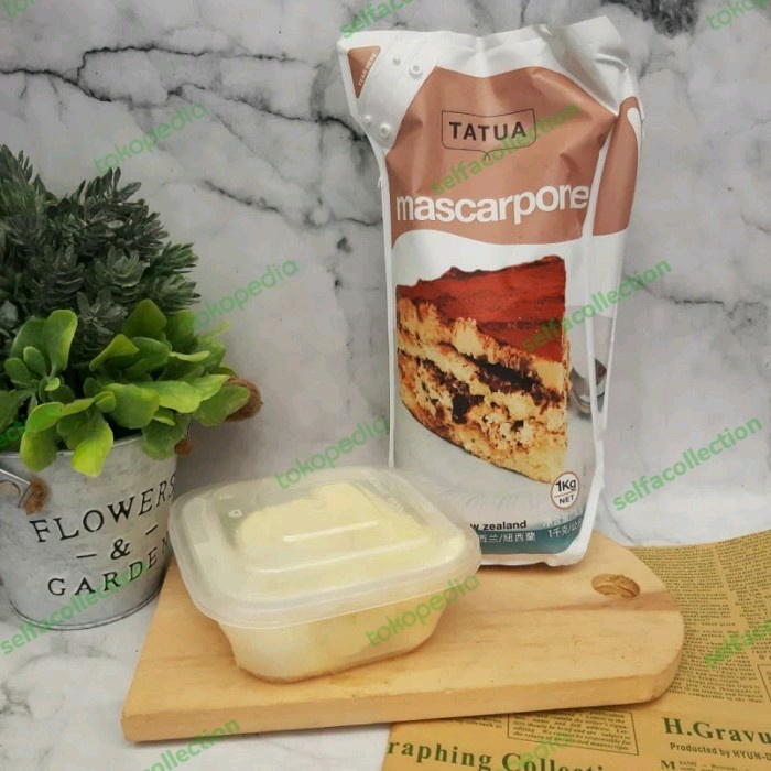 

T0P MASCARPONE CHEESE TATUA 250GR REPACK ( DARI KEMASAN 1 KG ) NICE