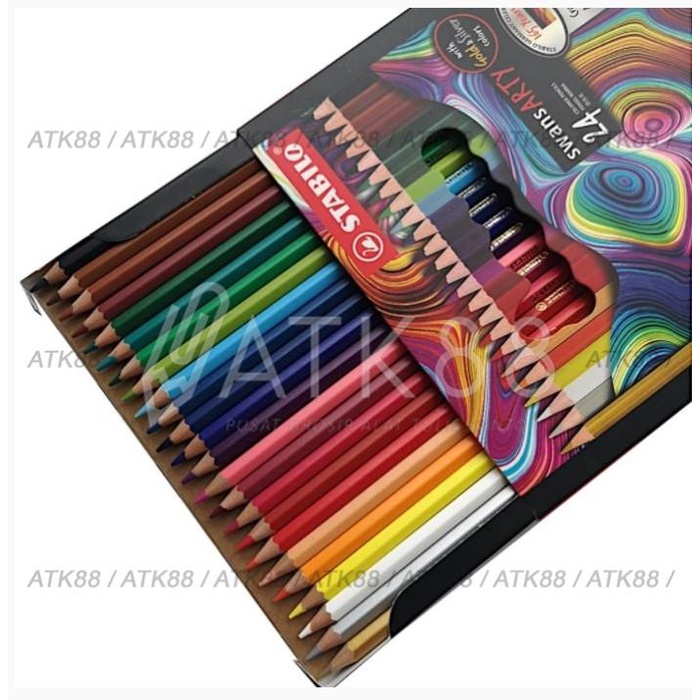 

Stabilo Pensil Warna Swans Arty 24 Colored Pencil Best Seller