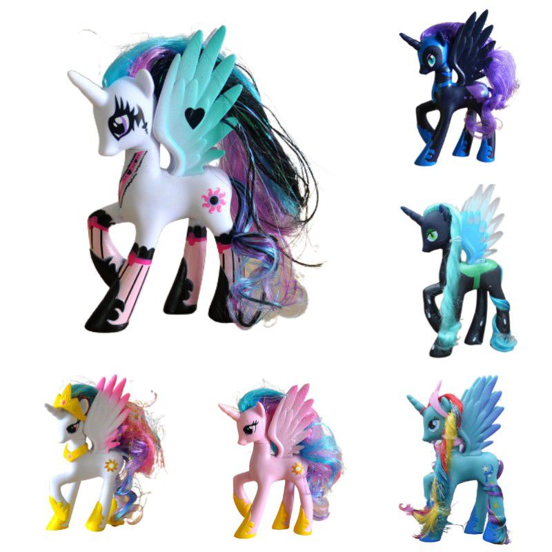 Topper Kue Figure My Little Pony Sculpted Untuk Penggemar Persahabatan Dan Ajaib