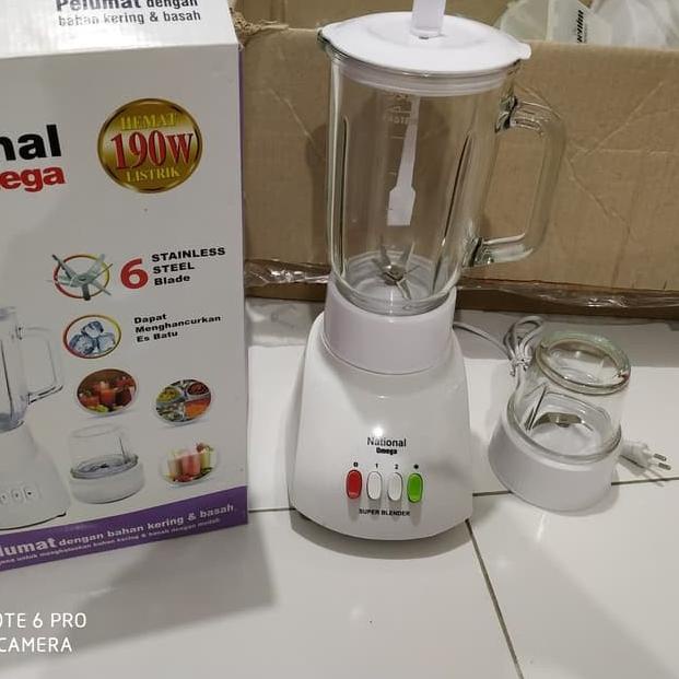 Blender National Omega 2in1 Baru, Kuat Awet & Tahan Lama