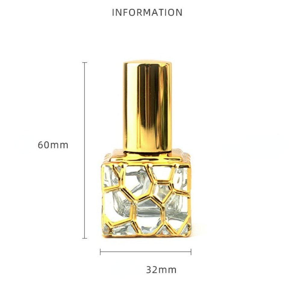 [Elegan] Botol Spray Mini Portable Kosong Travel Aromaterapi Kosmetik Electroplating Perfume Bottle