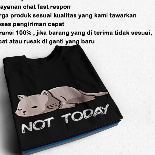 Baju Kaos Gambar Kucing Pria Distro Original Oversize Jumbo Big size - Army, M