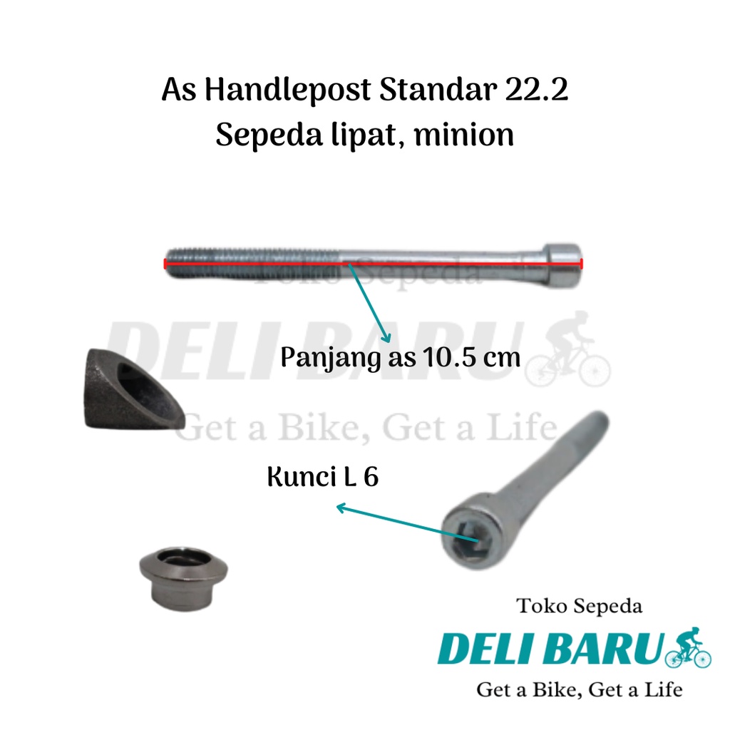 As handlepost baut jangkar 22.2 mm 25.4 mm stem sepeda lipat minion