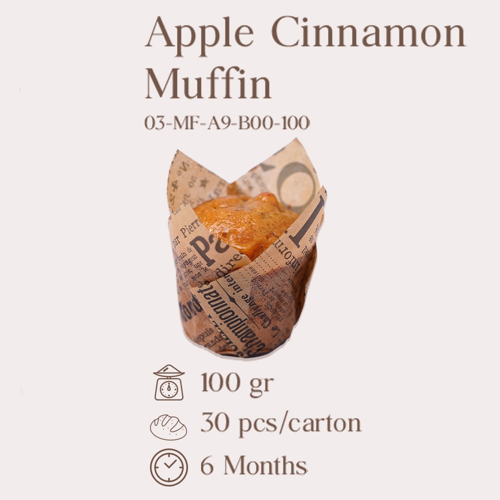 

APPLE CINNAMON MUFFIN FRESH/READY-TO-EAT (KARTON)