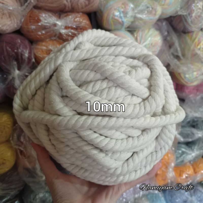 Tali katun 8mm /  tali katun 10mm 1kg