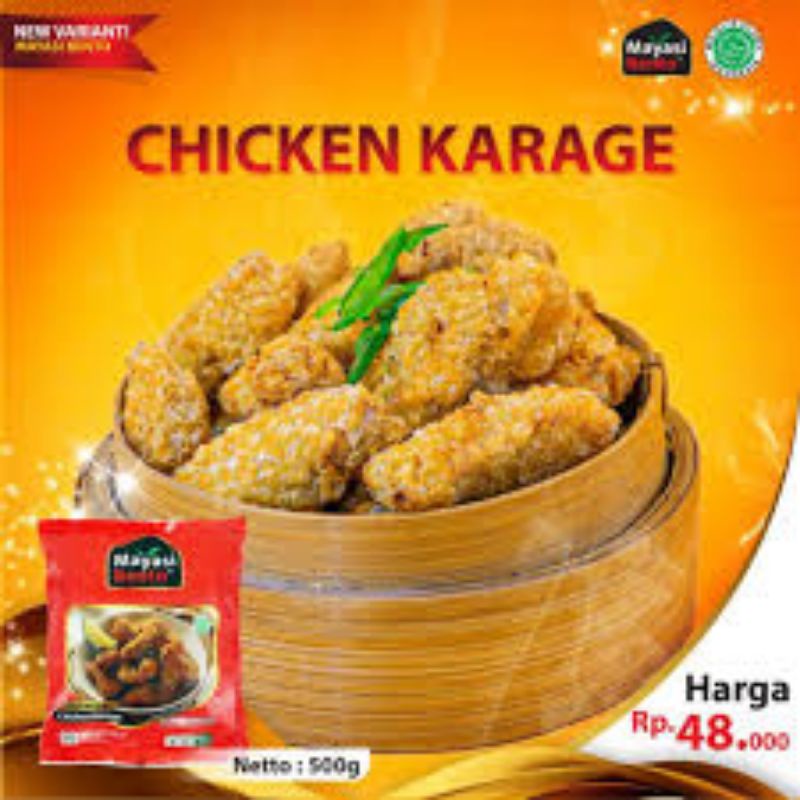 

Chicken Karage Mayasi Bento Makanan beku ayam olahan 500g