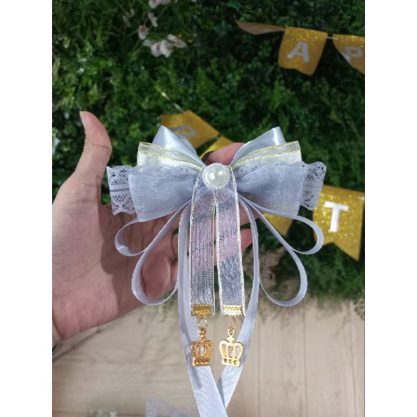 pita lightstick // pita hias // korean ribbon brooch