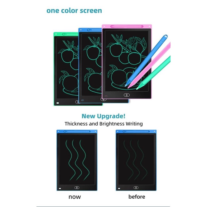 

Lcd Writing Tablet 8.5" - Papan Tulis Gambar Writing Pad