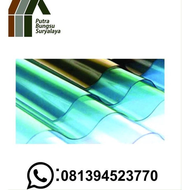 Atap/ Fiber Glass 80 Cm X 180 Cm 0,6 Mm