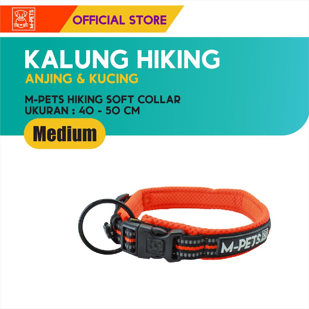 M-Pets Hiking Dog &amp; Cat Soft Collar Size M / Kalung Anjing Kucing