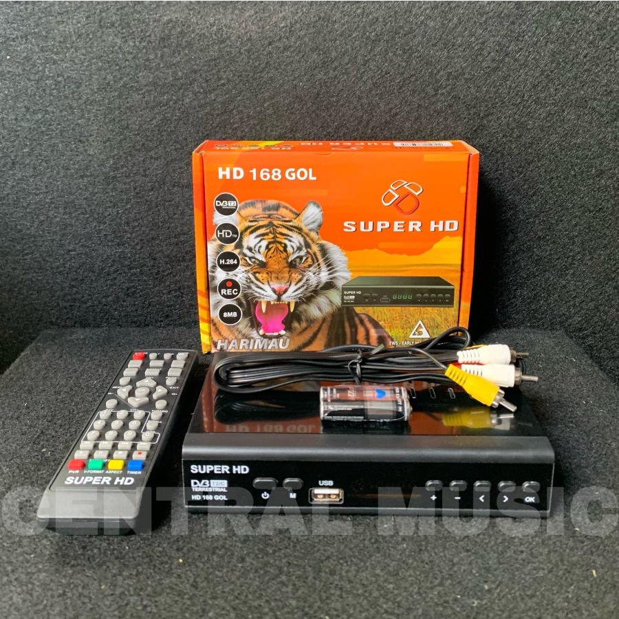 TIGER Set Top Box HD 168 - STB TV Digital HD