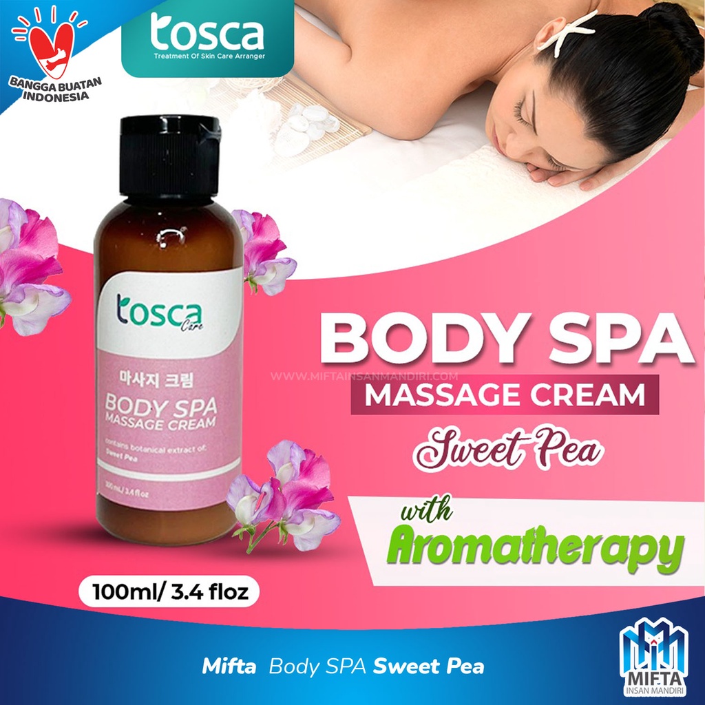 BODY SPA MASSAGE TOSCA / CREAM MASSAGE AROMA THERAPIE / KRIM PIJAT