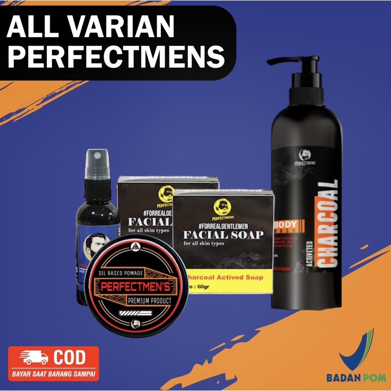 PERFECTMENS FACIAL WASH FOR MEN- Sabun wajah pria/Sabun wajah pemutih cowok sabun laki laki charcoal actived FOR MEN facialwash pria facial wash cowok