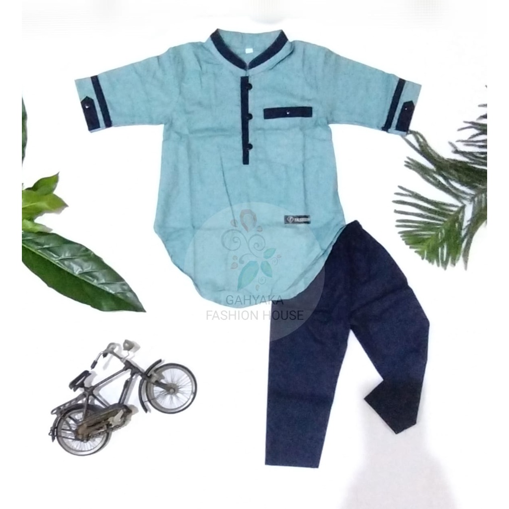 SETELAN KOKO KURTA ANAK 2-10 TAHUN BAHAN FULL KATUN TEBAL DAN ADEM