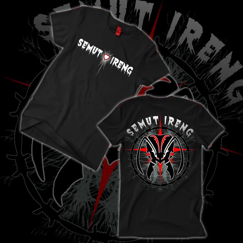 KAOS PSHT DESAIN TERBARU SEMUT IRENG SABLON DTF TERBAIK ANTI LUNTUR BISA COD AB4