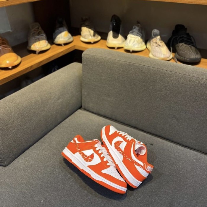 Dunk Low Orange Paisley Womens