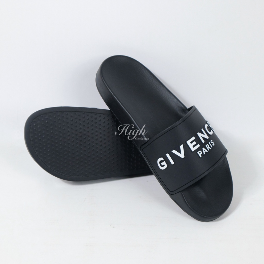 Gvncy Rubber Slides - Black 100% Original