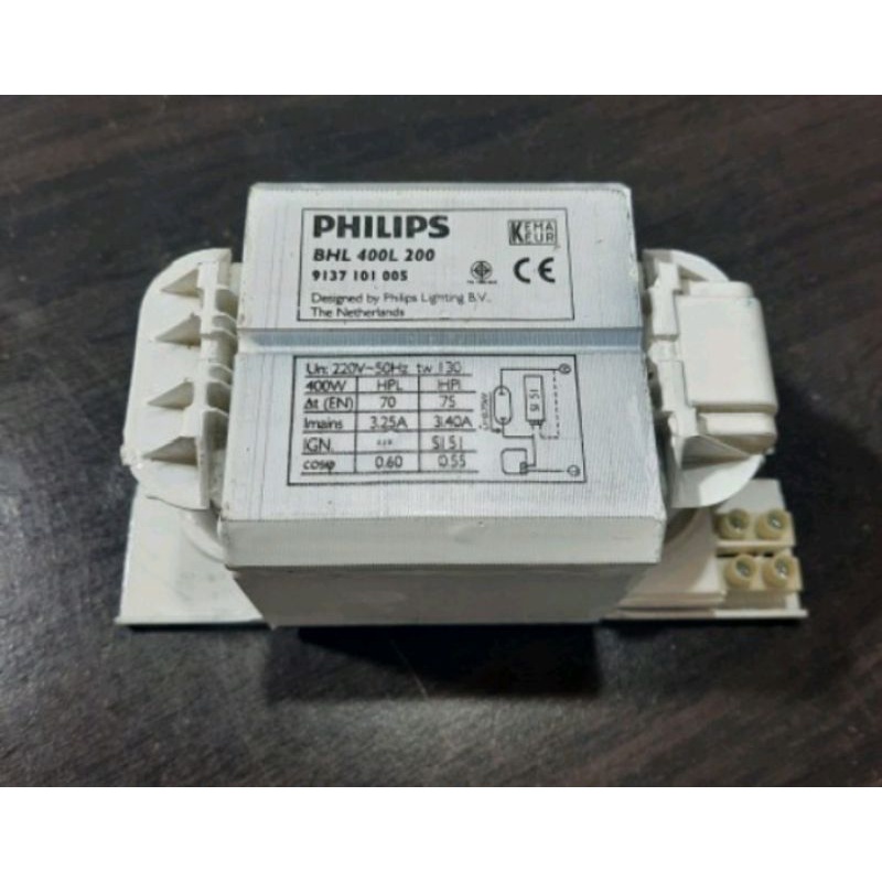 Philips BHL / Philips Ballast 400 Watt / Transformator Ballast Lampu 400 Watt warna Putih dan Kuning