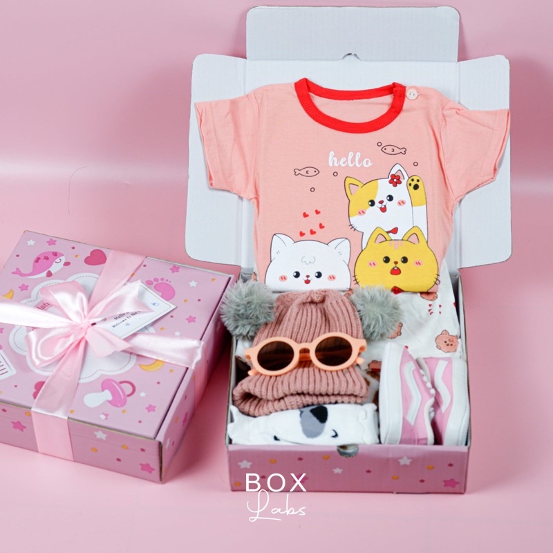 Hampers Bayi Gift Box Bayi Prempuan dan Laki-Laki