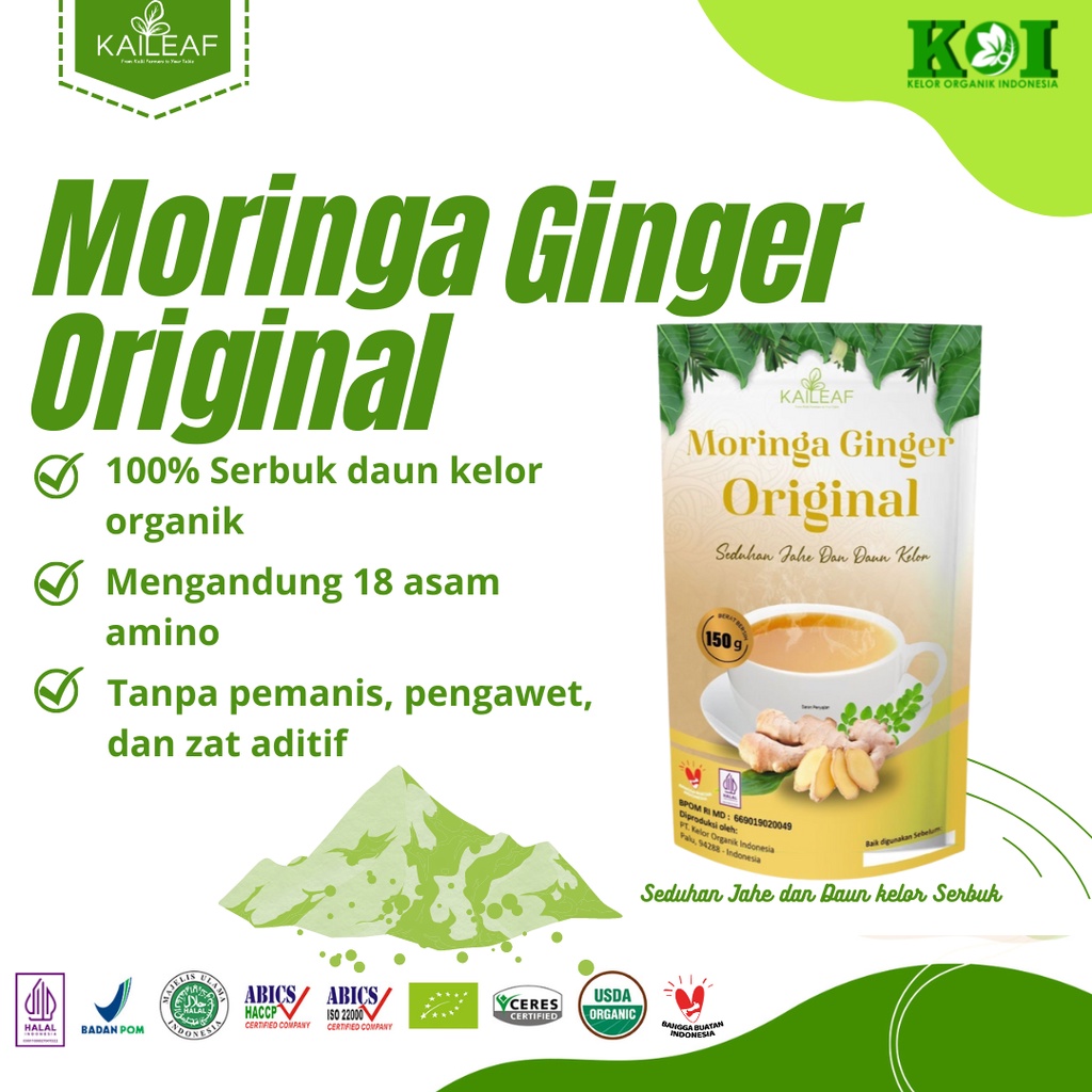 

Moringa Ginger Original / Jahe Kelor