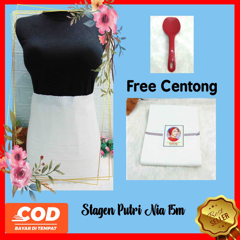 FREE CENTONG [EXPORT QUALITY] Stagen Tagen Setagen 15m Cap Putri Nia Kualitas SNI