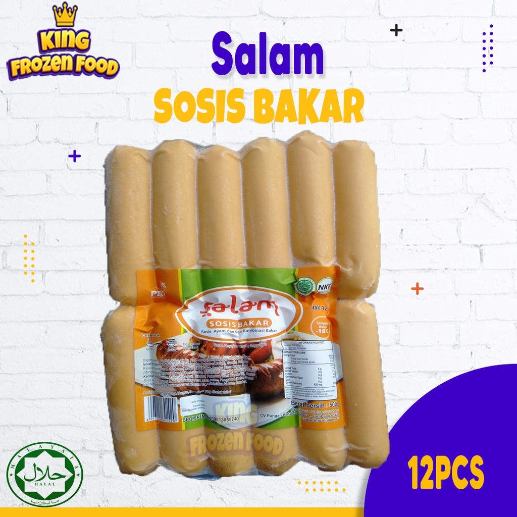 Salam Sosis Bakar Isi 12pcs 500g