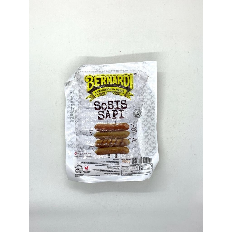 

FROZEN SOSIS SAPI BERNARDI 500 GR