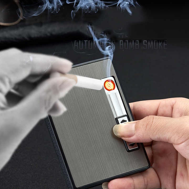 YH0408 Kotak Roko 20slot Kotak Tempat R0k0 Premium Korek Elektrik