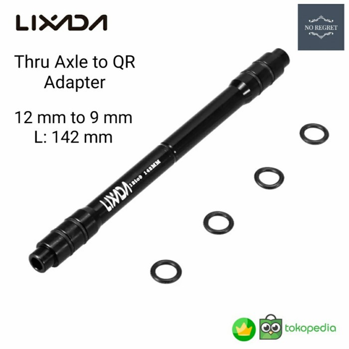 LIXADA Thru axle adapter 142mm / 12 to 9mm 12x142 to 9x142