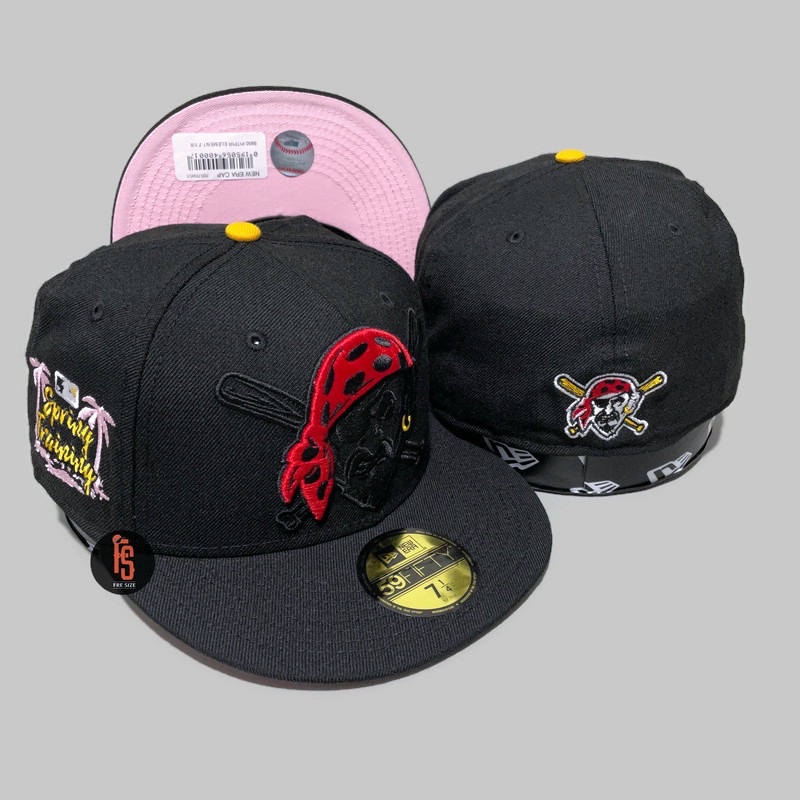 TOPI NEW ERA ORIGINAL 5950 ST PITTSBURGH PIRATES BLACK UV PINK