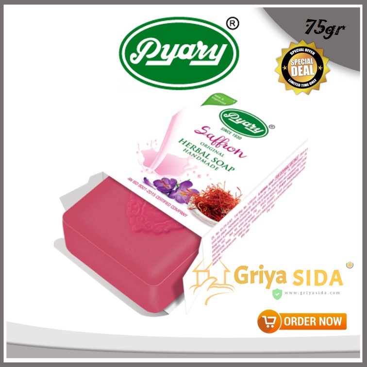Sabun Arab Pyary Saffron Soap 100% Original