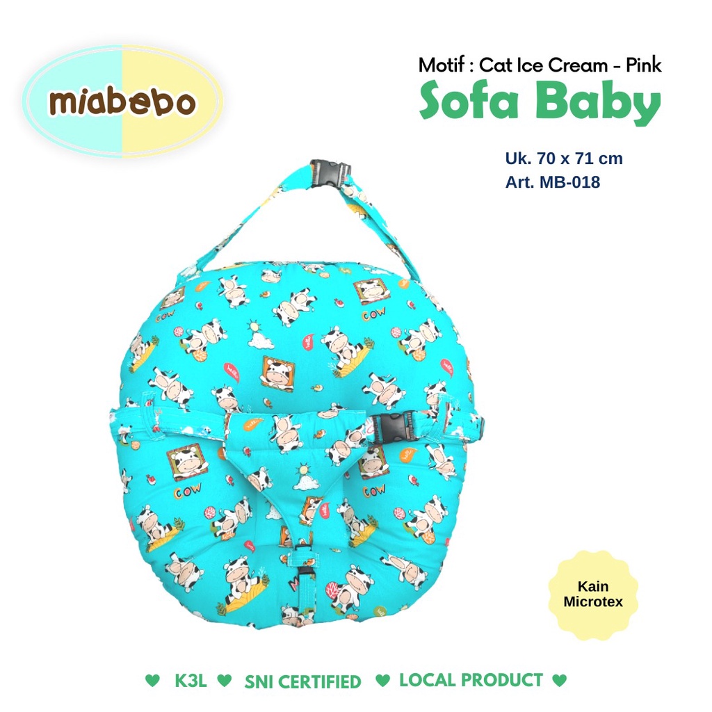 MIABEBO BY OBAYITO SOFA BAYI BERGESPER BENTUK BULAT SOFA BAYI MULTIFUNGSI MB-018