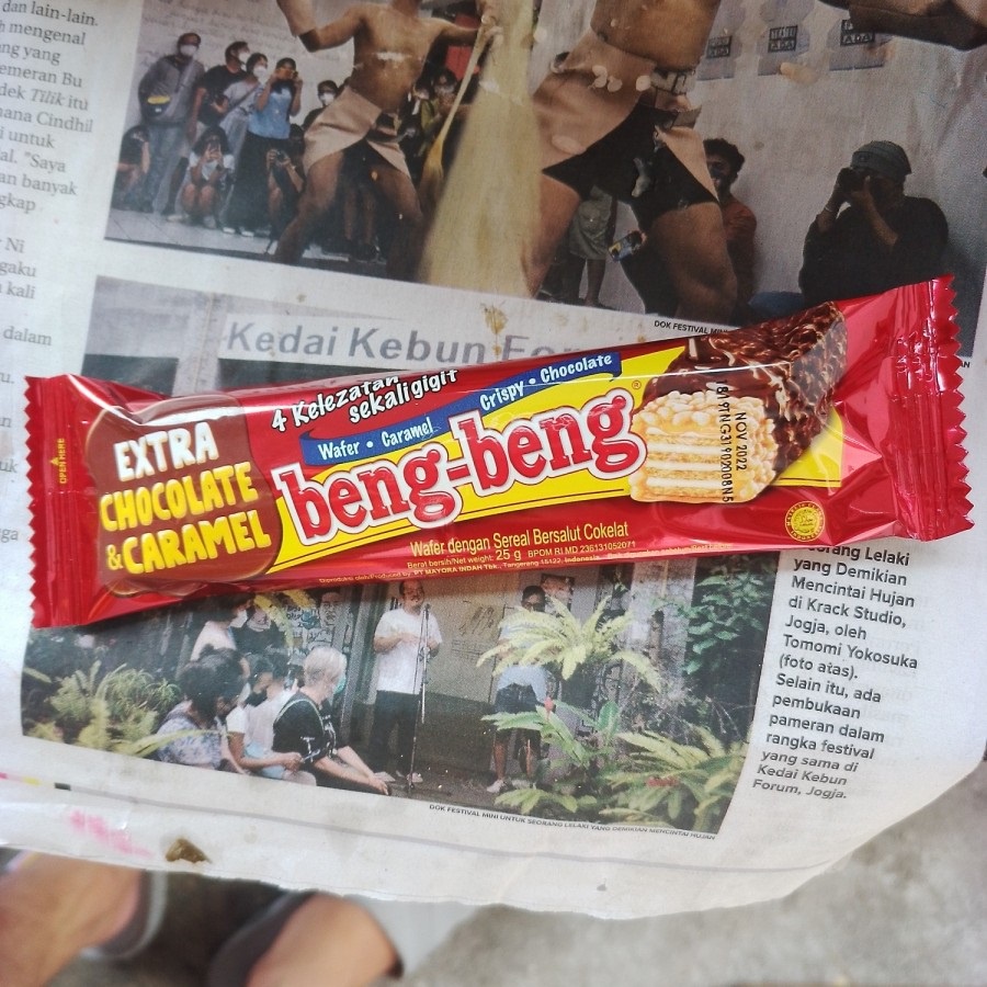 

Wafer Karamel BENG BENG kemasan baru - 1 pcs (25 gram)